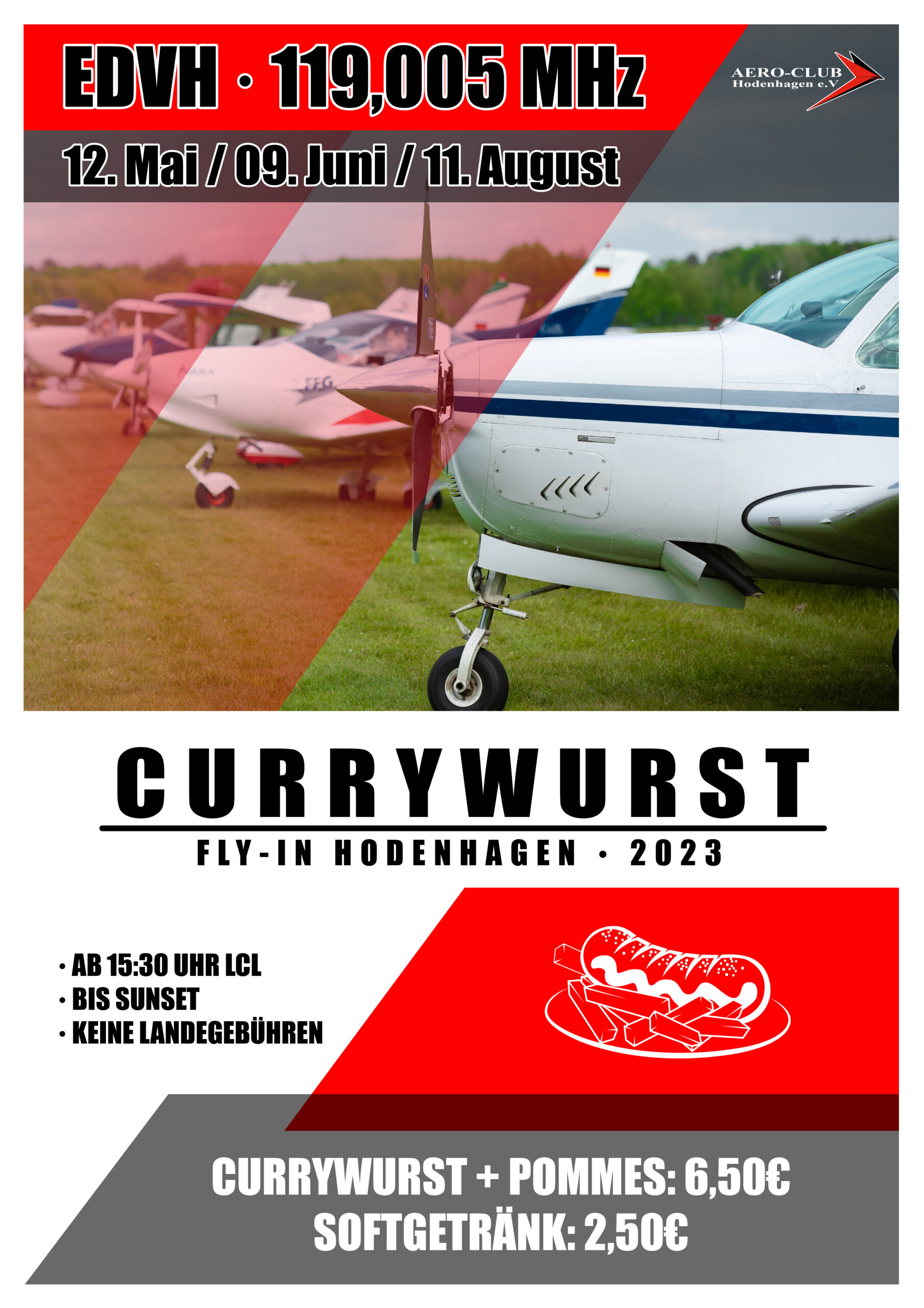 Currywurst Fly In Aero Club Hodenhagen